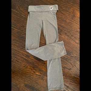 Hollister XS gray yoga pants